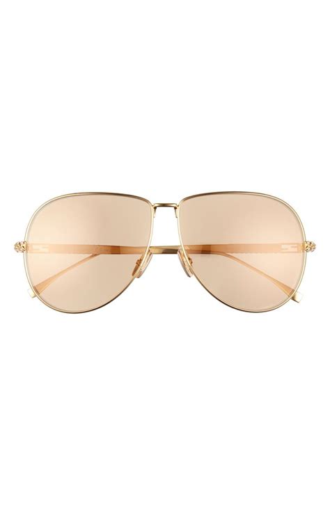 fendi 63mm oversize aviator sunglasses|Fendi Sunglasses for Women .